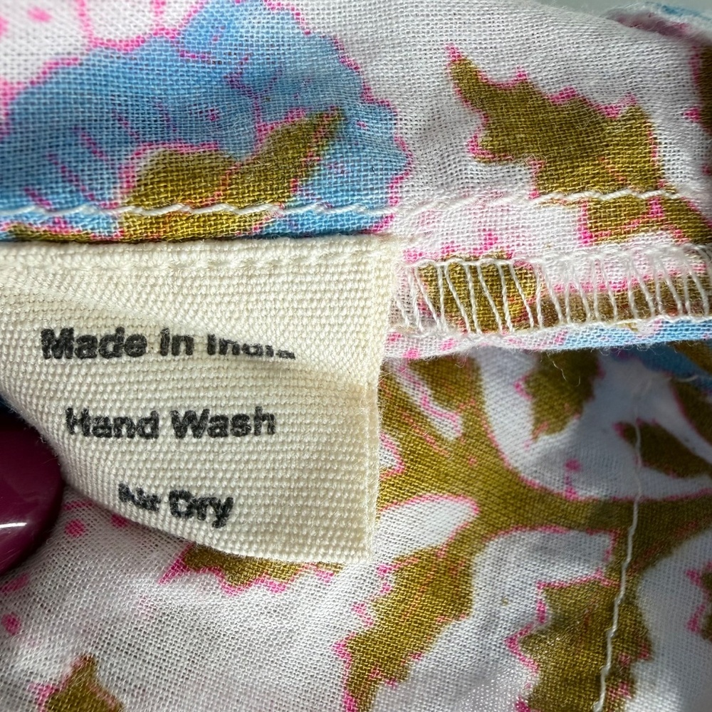 Lavender Floral Boho Peasant Blouse - Women - Picture 6 of 6